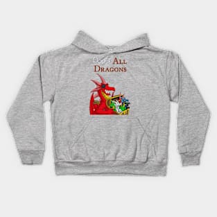 Oops! All Dragons Kids Hoodie